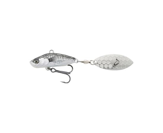 Блесна Savage Gear 3D Sticklebait Tailspin 80mm 18.0g Black Silver (1854.43.99)