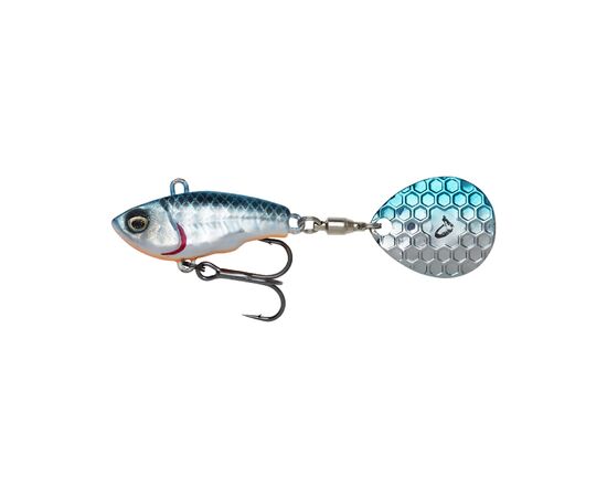 Блесна Savage Gear Fat Tail Spin 55mm 9.0g Blue Silver (1854.44.04)