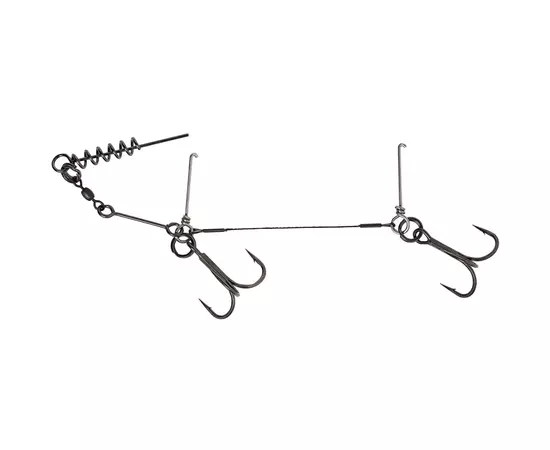 Оснастка Savage Gear 1x7 TI Corkscrew Stinger 2x1/0 23kg (1 шт/уп.) (1854.08.82)