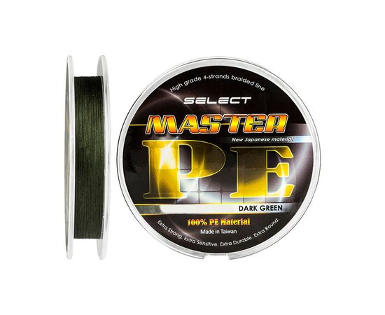 Шнур Select Master PE 100m 0.08мм 11кг (1870.01.41)