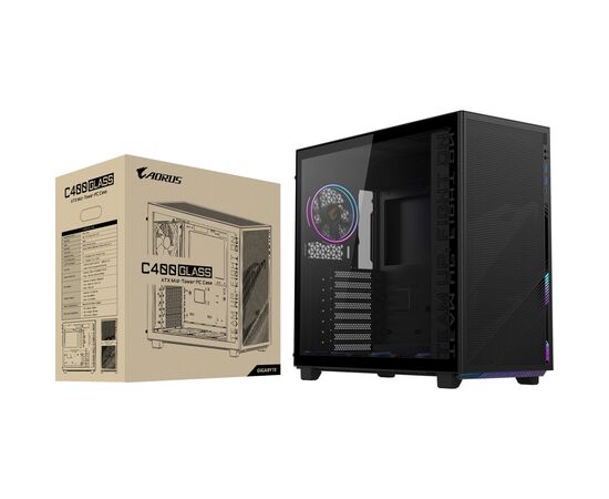 Корпус GIGABYTE AORUS C400 GLASS, изображение 9 Корпус GIGABYTE AORUS C400 GLASS, изображение 9
