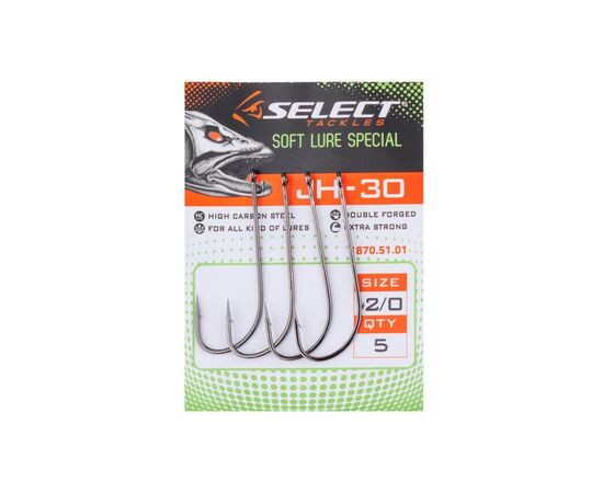 Крючок Select JH-30 02 (7 шт/уп) (1870.51.02), изображение 2 Крючок Select JH-30 02 (7 шт/уп) (1870.51.02), изображение 2