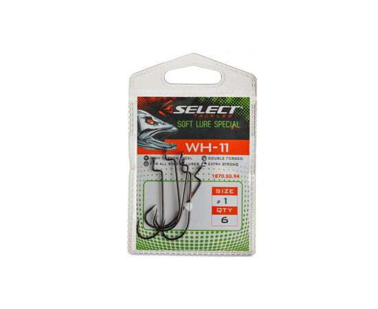 Крючок Select WH-11 01 (6 шт/уп) (1870.50.94), изображение 2 Крючок Select WH-11 01 (6 шт/уп) (1870.50.94), изображение 2