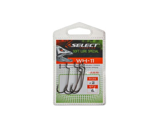 Гачок Select WH-11 02 (6 шт/уп) (1870.50.93), зображення 2 Гачок Select WH-11 02 (6 шт/уп) (1870.50.93), зображення 2