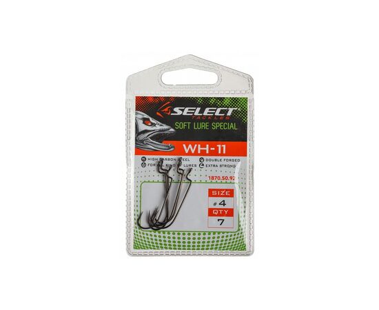Крючок Select WH-11 04 (7 шт/уп) (1870.50.92), изображение 2 Крючок Select WH-11 04 (7 шт/уп) (1870.50.92), изображение 2