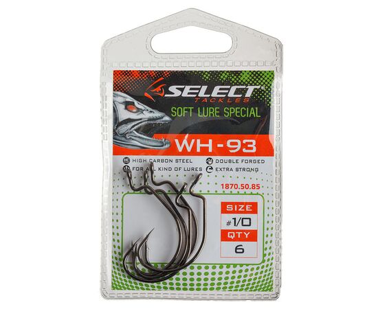 Крючок Select WH-93 12/0 (2 шт/уп) (1870.52.20), изображение 2 Крючок Select WH-93 12/0 (2 шт/уп) (1870.52.20), изображение 2