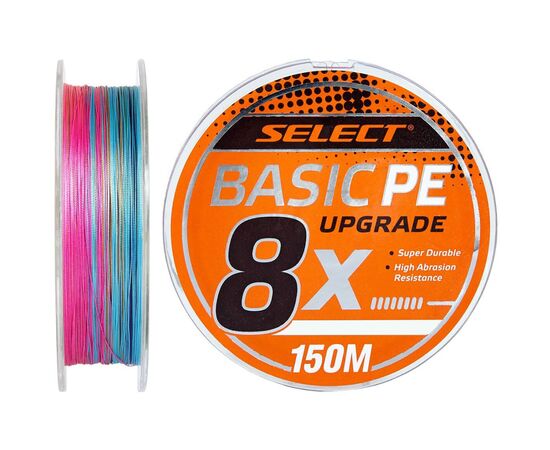 Шнур Select Basic PE 8x 150m Multi Color 0.6/0.10mm 12lb/5.5kg (1870.31.42)