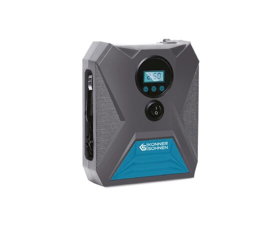 Автомобильный компрессор Konner&Sohnen KS P10, 12В, 120Вт, 150psi, 25л/мин, 0.8кг (KSP10), изображение 6 Автомобильный компрессор Konner&Sohnen KS P10, 12В, 120Вт, 150psi, 25л/мин, 0.8кг (KSP10), изображение 6
