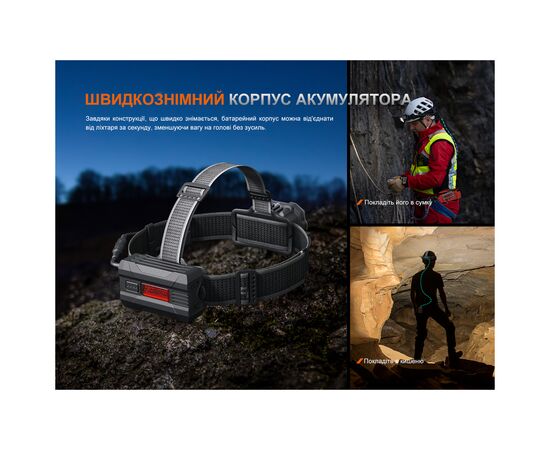 Фонарь Fenix HP35R SAR з вогнетривкою пов'язкою (HP35RSAR), изображение 10 Фонарь Fenix HP35R SAR з вогнетривкою пов'язкою (HP35RSAR), изображение 10