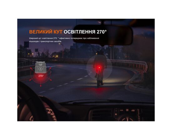 Задняя велофара Fenix BC06R, изображение 12 Задняя велофара Fenix BC06R, изображение 12