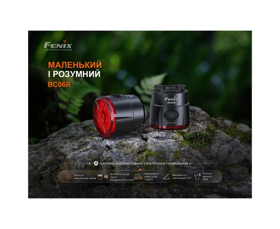 Задняя велофара Fenix BC06R, изображение 8 Задняя велофара Fenix BC06R, изображение 8