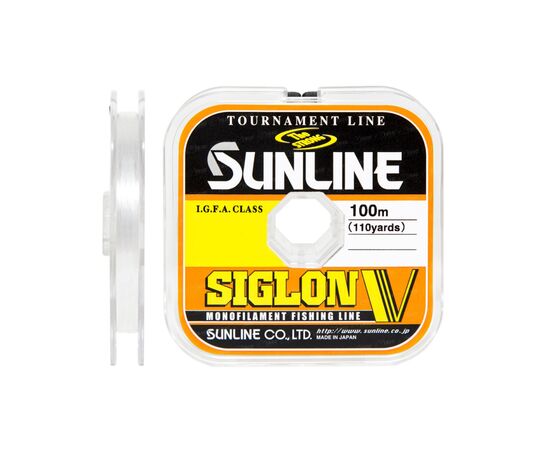 Леска Sunline Siglon V 100м #0.15/0.063мм 0,5кг (1658.04.94)