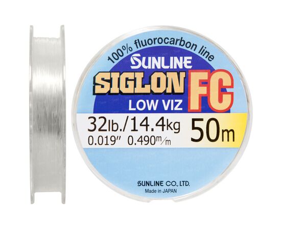 Флюорокарбон Sunline SIG-FC 50м 0.490мм 14.4кг поводковый (1658.01.47)
