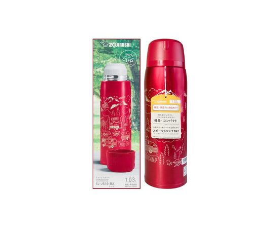 Термос Zojirushi SJ-JS08RA 0,8 л Red (1678.04.34), изображение 11