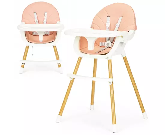 Стульчик для кормления Ecotoys 2 в 1 SMART Pink (HA-004 PINK)
