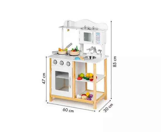 Игровой набор Ecotoys деревянная детская кухня Energy (TK040A), изображение 7 Игровой набор Ecotoys деревянная детская кухня Energy (TK040A), изображение 7