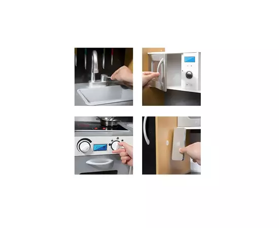 Игровой набор Ecotoys деревянная детская кухня MOOD со звуковыми и световыми эффектами (TL053001), изображение 6 Игровой набор Ecotoys деревянная детская кухня MOOD со звуковыми и световыми эффектами (TL053001), изображение 6