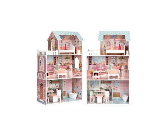 Игровой набор Ecotoys Кукольный дом BIG Fresh Pink (D8112)