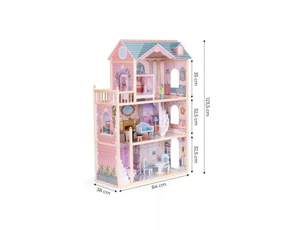 Ігровий набір Ecotoys Ляльковий будинок Large Dream (8106), зображення 5 Ігровий набір Ecotoys Ляльковий будинок Large Dream (8106), зображення 5