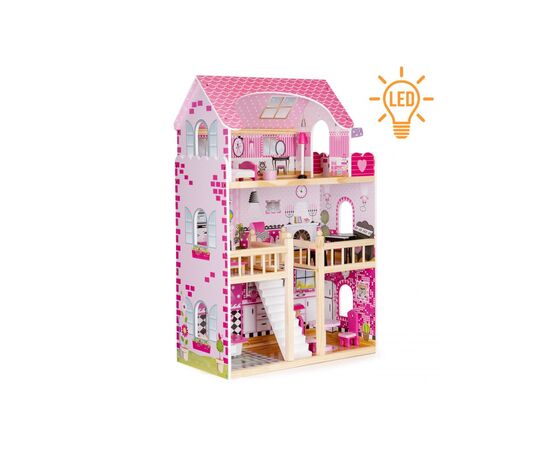 Игровой набор Ecotoys Кукольный дом Residence с LED подсветкой (HM006391)