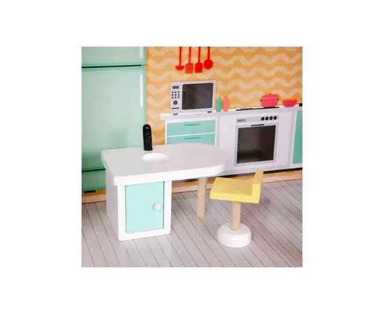 Игровой набор Ecotoys Кукольный дом WOW (4128), изображение 7 Игровой набор Ecotoys Кукольный дом WOW (4128), изображение 7
