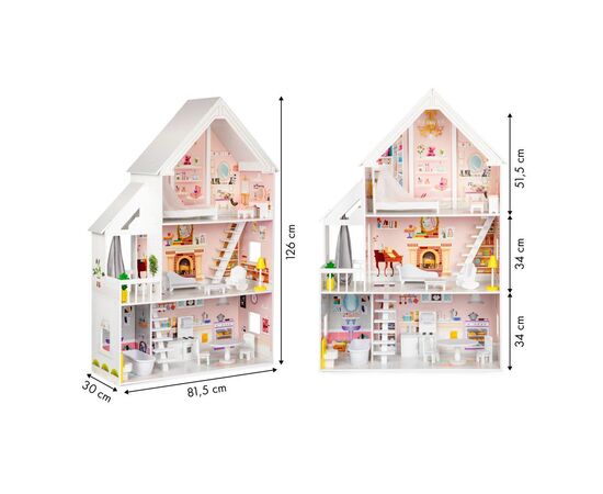 Ігровий набір Ecotoys Ляльковий будинок Пудрова резиденція (4127), зображення 2