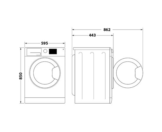 Стиральная машина Indesit OMTWSE61293WKUA, изображение 6 Стиральная машина Indesit OMTWSE61293WKUA, изображение 6