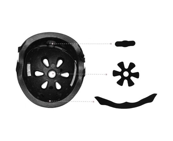 Шлем MoMi Mimi Black (ROBI00019), изображение 5 Шлем MoMi Mimi Black (ROBI00019), изображение 5