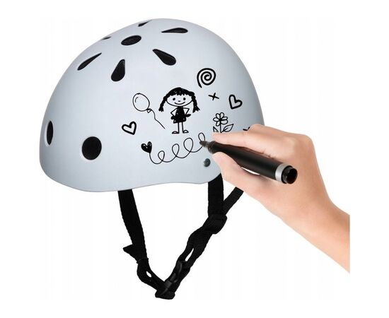 Шлем MoMi Mimi Mat gray (ROBI00049), изображение 2 Шлем MoMi Mimi Mat gray (ROBI00049), изображение 2