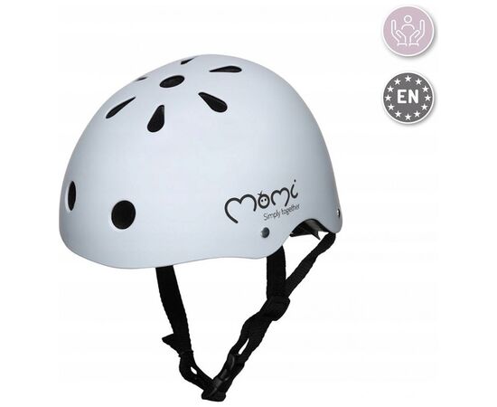 Шлем MoMi Mimi Mat gray (ROBI00049), изображение 7 Шлем MoMi Mimi Mat gray (ROBI00049), изображение 7