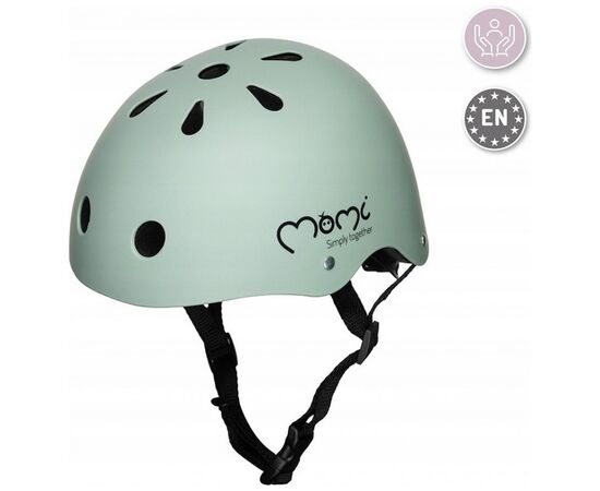 Шлем MoMi Mimi Mat green (ROBI00050), изображение 5 Шлем MoMi Mimi Mat green (ROBI00050), изображение 5