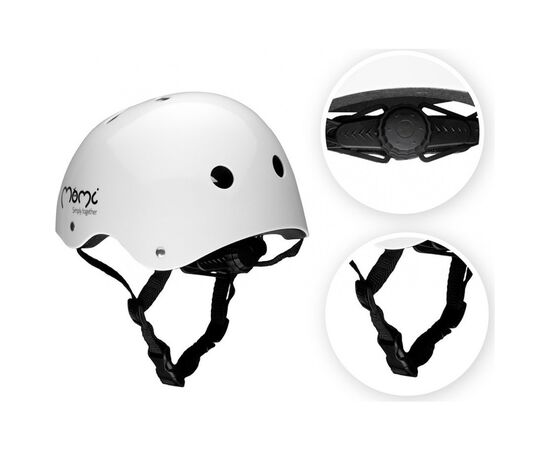 Шлем MoMi Mimi White (ROBI00018), изображение 6 Шлем MoMi Mimi White (ROBI00018), изображение 6