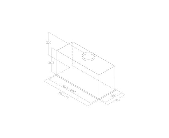 Вытяжка кухонная Elica LANE SENSOR BL MAT/A/52, изображение 2 Вытяжка кухонная Elica LANE SENSOR BL MAT/A/52, изображение 2