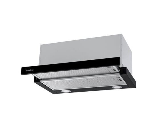 Вытяжка кухонная Interline SHARK PLUS BL/S A/60, изображение 3