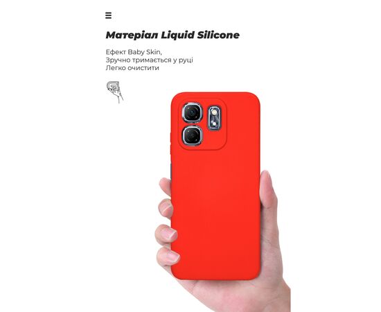 Чохол до мобільного телефона Armorstandart ICON Infinix Hot 50i / Smart 9 Camera cover Red (ARM80982), зображення 7 Чохол до мобільного телефона Armorstandart ICON Infinix Hot 50i / Smart 9 Camera cover Red (ARM80982), зображення 7