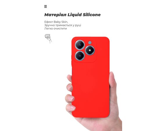 Чехол для мобильного телефона Armorstandart ICON Realme C63 4G / C61 4G Camera cover Red (ARM78461), изображение 7