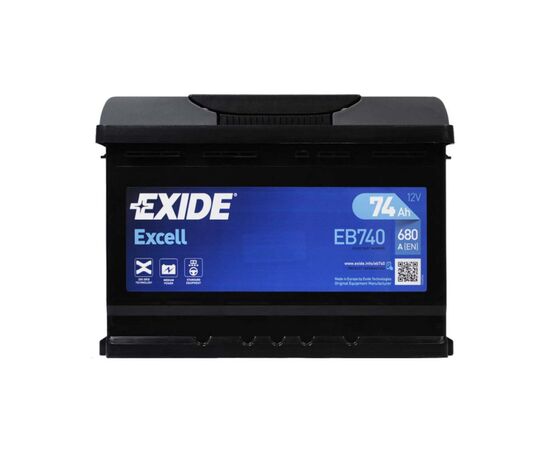 Акумулятор автомобільний EXIDE EXCELL 74A (EB740)
