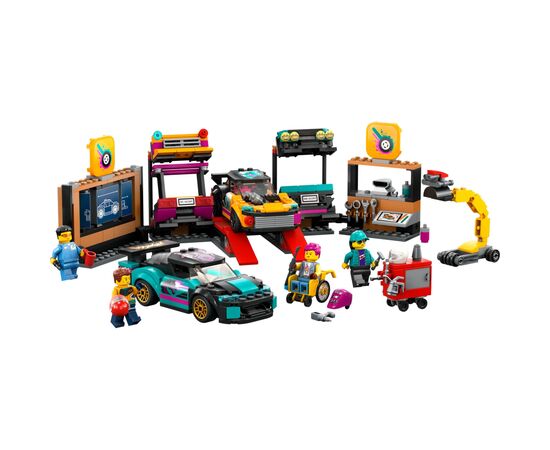 Конструктор LEGO City Тюнинг-ателье 507 деталей (60389), изображение 2 Конструктор LEGO City Тюнинг-ателье 507 деталей (60389), изображение 2