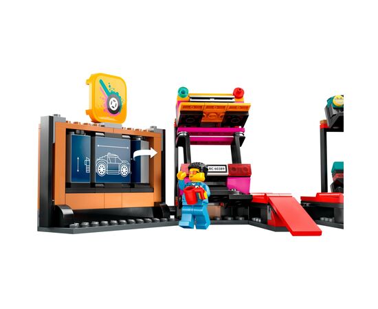 Конструктор LEGO City Тюнинг-ателье 507 деталей (60389), изображение 6 Конструктор LEGO City Тюнинг-ателье 507 деталей (60389), изображение 6