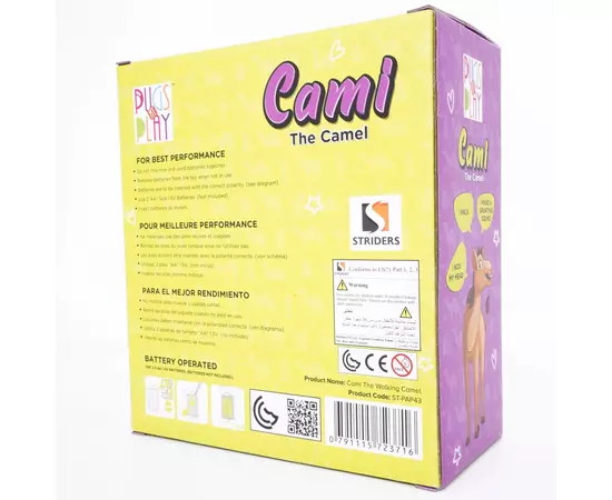 Интерактивная игрушка Pugs at Play Верблюд Cami (ST-PAP43), изображение 5 Интерактивная игрушка Pugs at Play Верблюд Cami (ST-PAP43), изображение 5