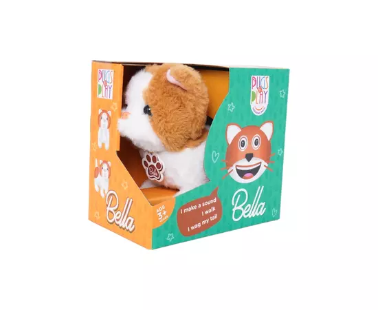 Интерактивная игрушка Pugs at Play Бело-коричневый котенок Bella (ST-PAP07), изображение 5 Интерактивная игрушка Pugs at Play Бело-коричневый котенок Bella (ST-PAP07), изображение 5
