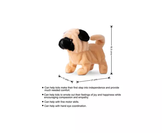 Интерактивная игрушка Pugs at Play Мопс Peanut (ST-PAP28), изображение 5 Интерактивная игрушка Pugs at Play Мопс Peanut (ST-PAP28), изображение 5