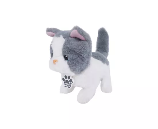 Интерактивная игрушка Pugs at Play Серо-белый котенок Sasha (ST-PAP08), изображение 2