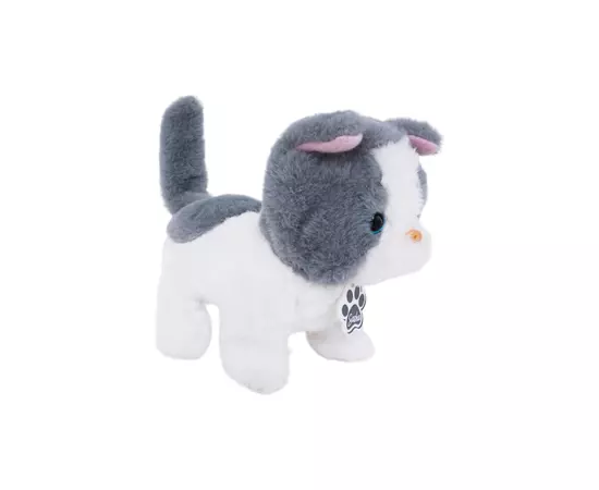 Интерактивная игрушка Pugs at Play Серо-белый котенок Sasha (ST-PAP08), изображение 3