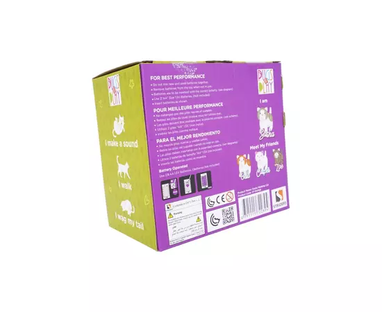 Интерактивная игрушка Pugs at Play Серо-белый котенок Sasha (ST-PAP08), изображение 6