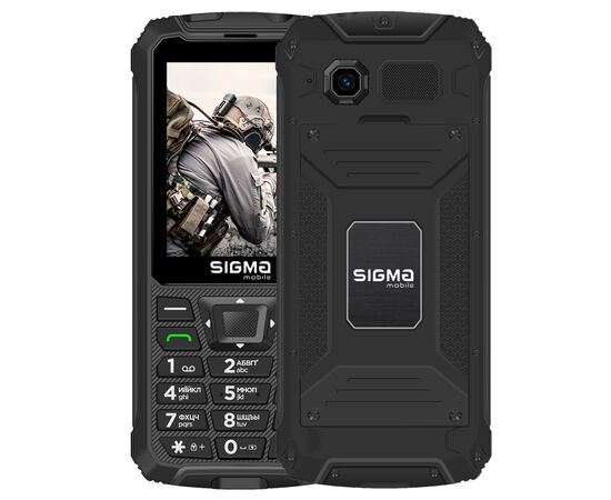 Мобільний телефон Sigma X-treme PR68 Type-C Black (4827798122419)