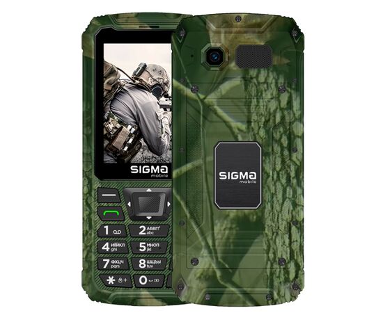 Мобильный телефон Sigma X-treme PR68 Type-C Khaki (4827798122426)