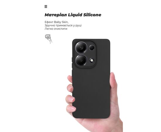Чохол до мобільного телефона Armorstandart ICON Xiaomi Redmi Note 13 4G Camera cover Black (ARM82788), зображення 7