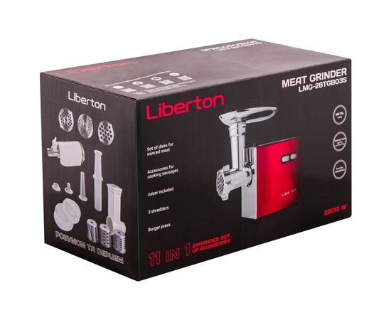 Мясорубка Liberton LMG-28TGB03S, изображение 12 Мясорубка Liberton LMG-28TGB03S, изображение 12