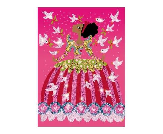 Набір для творчості Djeco раскрашивания с блестками Сияющие наряды (DJ09500), зображення 5 Набір для творчості Djeco раскрашивания с блестками Сияющие наряды (DJ09500), зображення 5